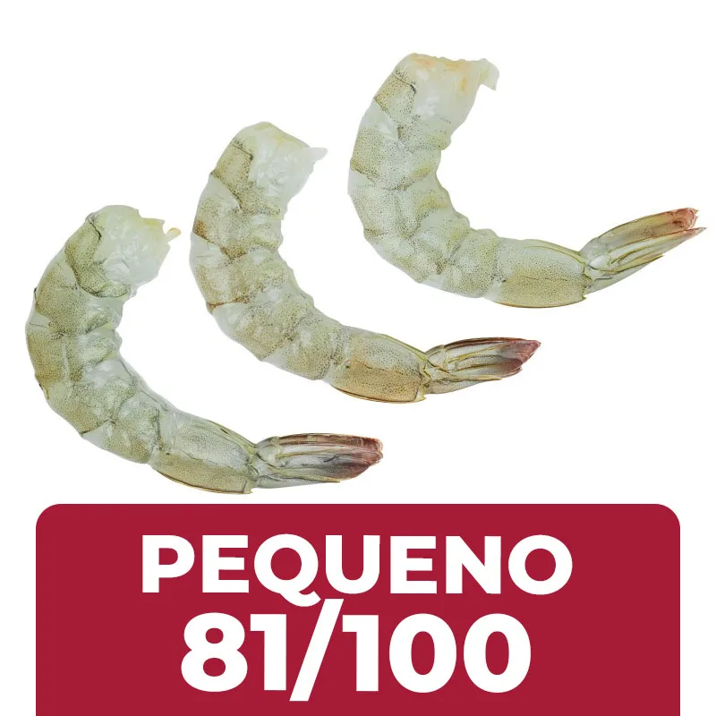 Camarão Cinza Vannamei 81/100
