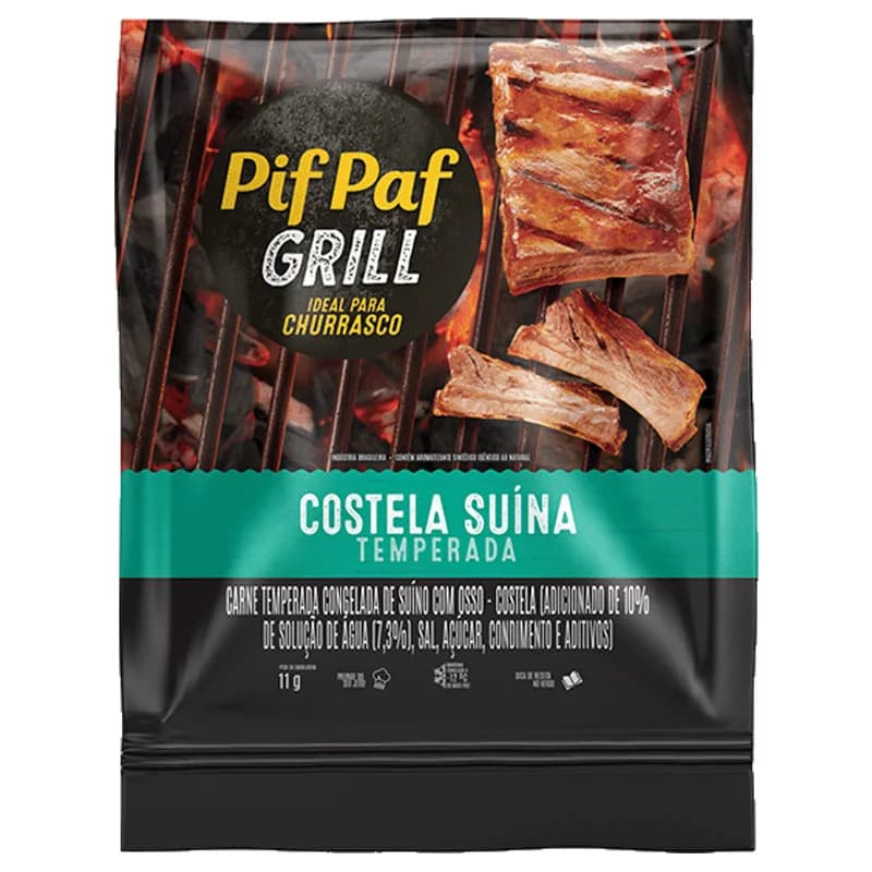 Costela Suína Temperada Pif Paf Grill