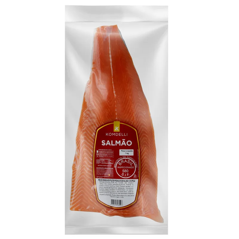 Filé de Salmão Coho com Pele Komdelli