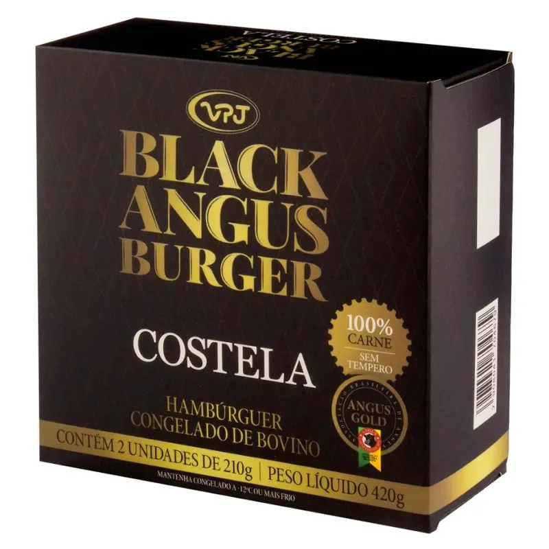 Hamburguer de Costela Bov Angus VPJ (2x210g) 420g