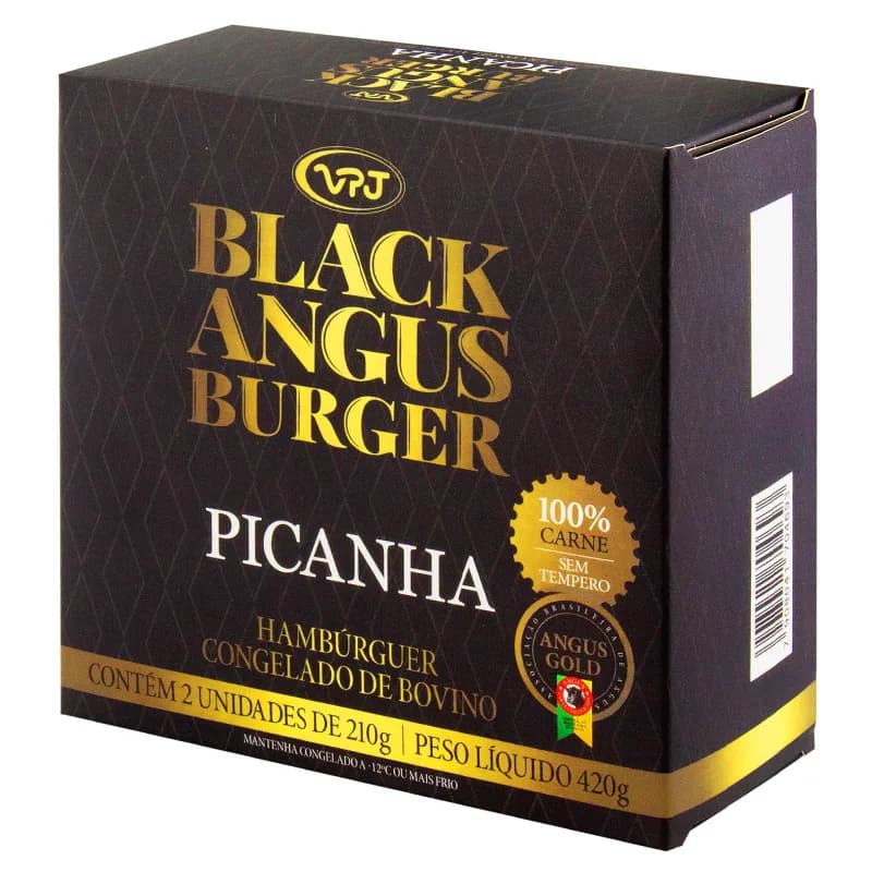 Hamburguer de Picanha Bov Angus VPJ (2x210g) 420g