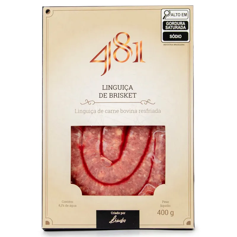 Linguiça de Brisket Bov 481 400g