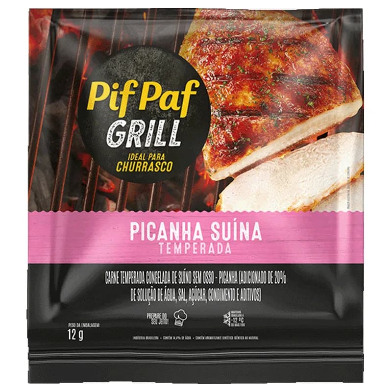Picanha Suína Temperada Pif Paf Grill
