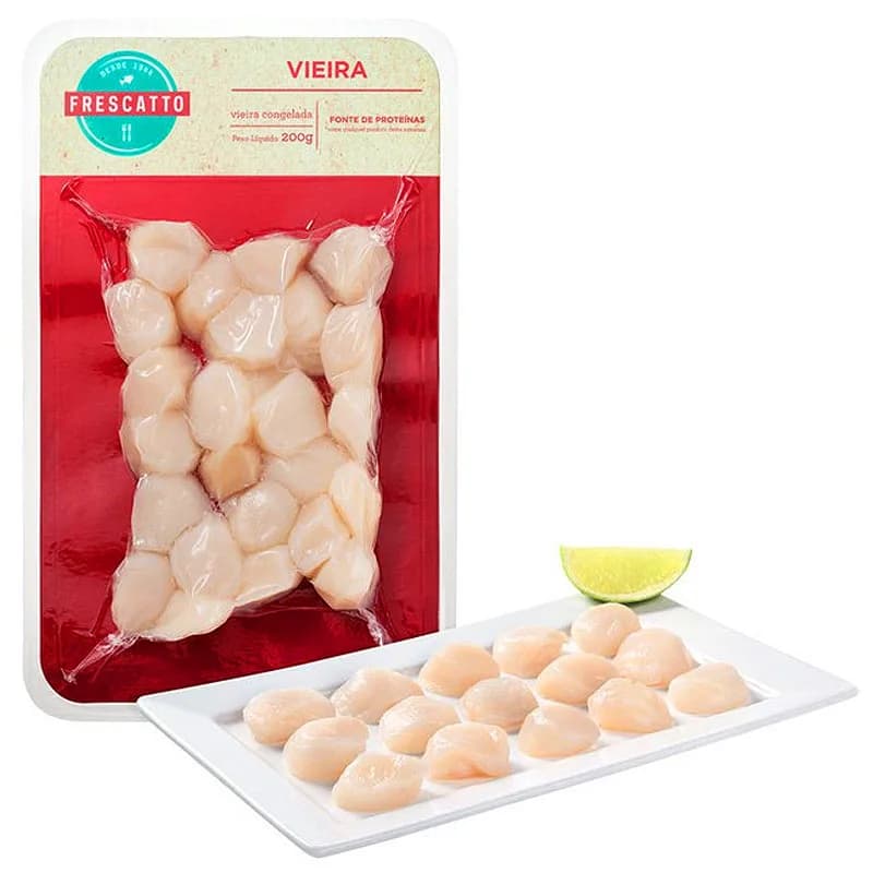 Vieiras Limpas Frescatto 200g